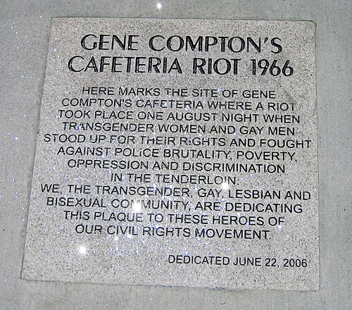 Compton's Cafeteria riot, the film's subject