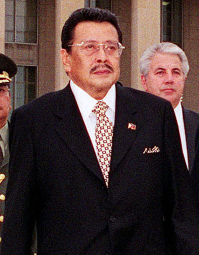 Joseph Estrada, the film's subject