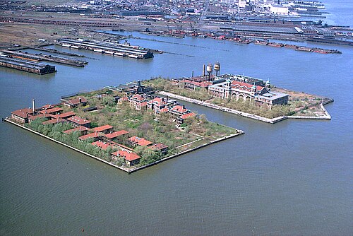Ellis Island, the film's subject