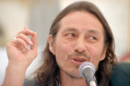 John Trudell, the film's subject