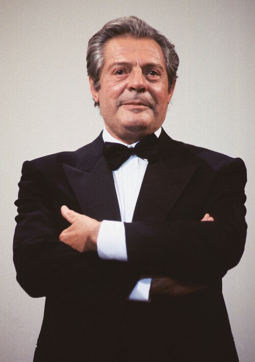 Marcello Mastroianni, the film's subject