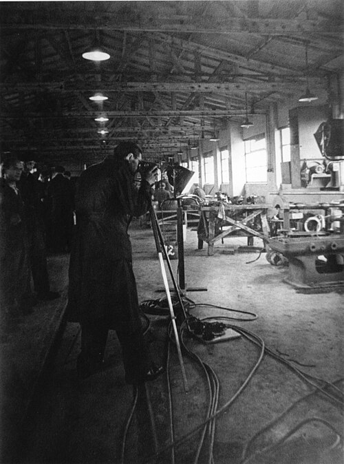 A picture from Westerbork film's record on Wikimedia Commons