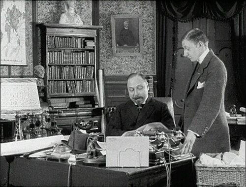 A picture from Konseilspræsident C. Th. Zahle paa Politikens Redaktion's record on Wikimedia Commons