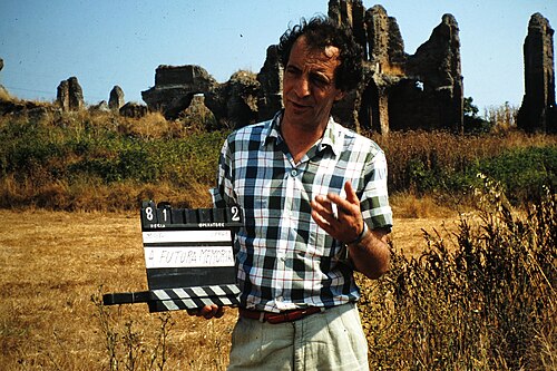 A picture from A futura memoria: Pier Paolo Pasolini's record on Wikimedia Commons