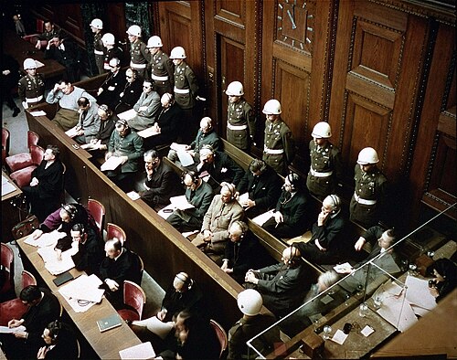 Nuremberg trials, the film's subject