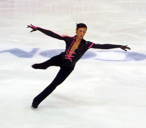 Johnny Weir, the film's subject