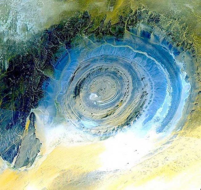 The Giant Eye of Africa in Mauritania - Mystery viewed from space