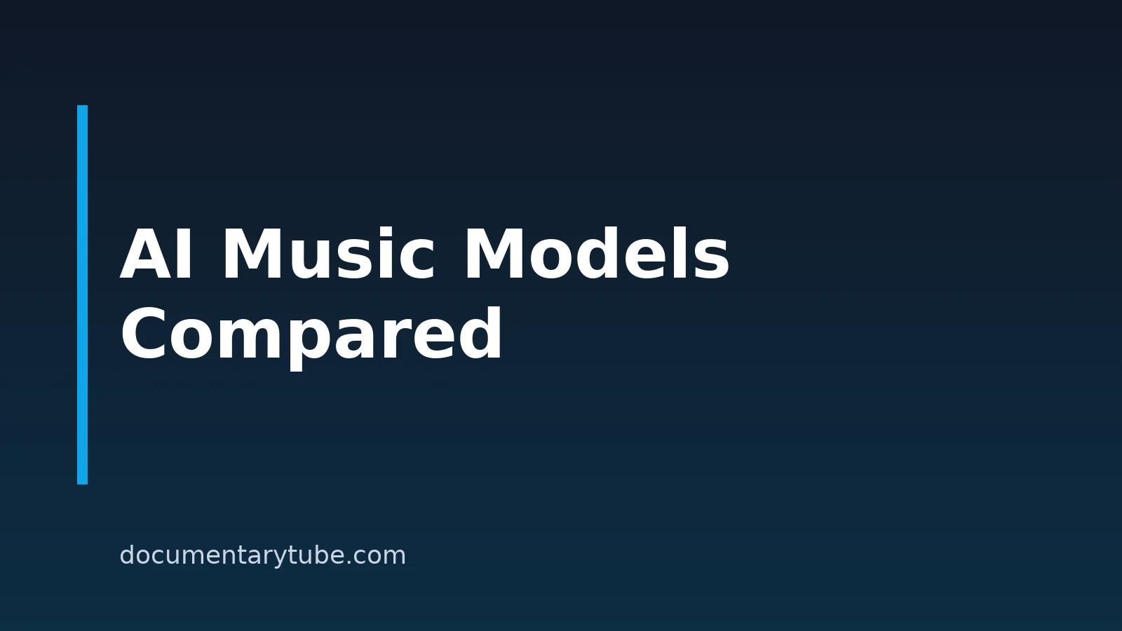 6 AI Music Models Compared For Documentary Creators (2026)