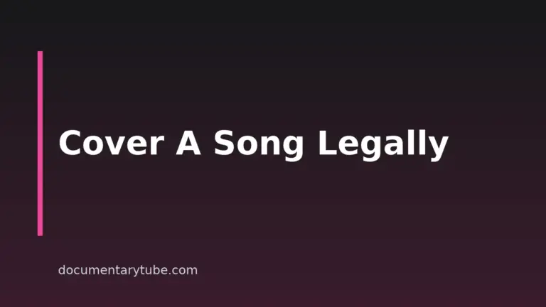 How to Cover a Song Legally: A Rights and Licensing Workflow