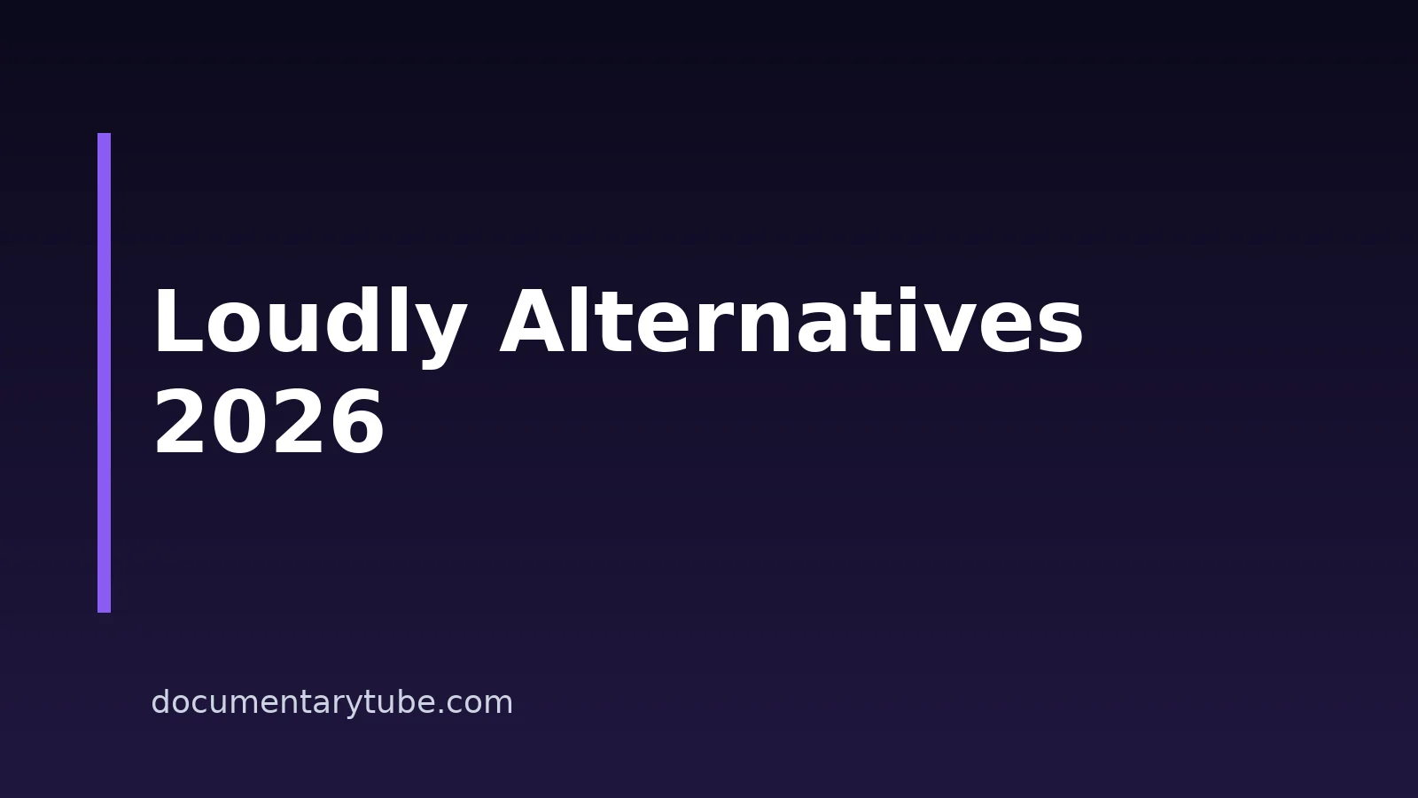 8 Loudly AI Music Generator Alternatives For Documentary Creators (2026)