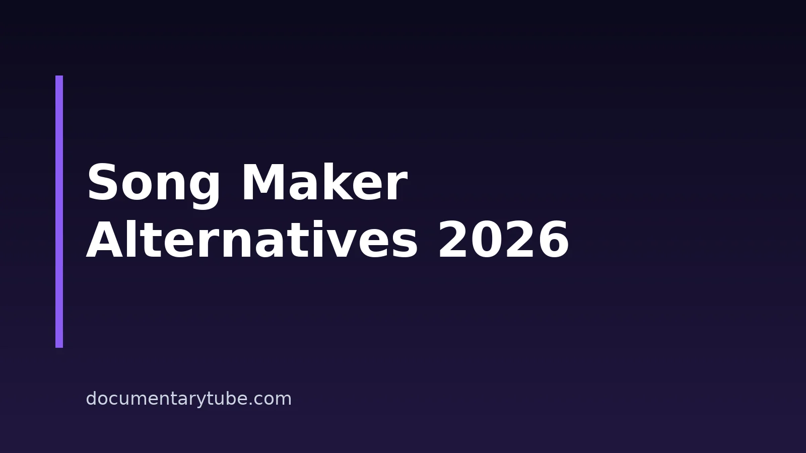 8 Song Maker Alternatives For AI Music Creation In 2026