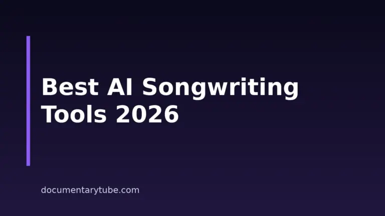 8 Best AI Songwriting Tools For Documentary Creators In 2026