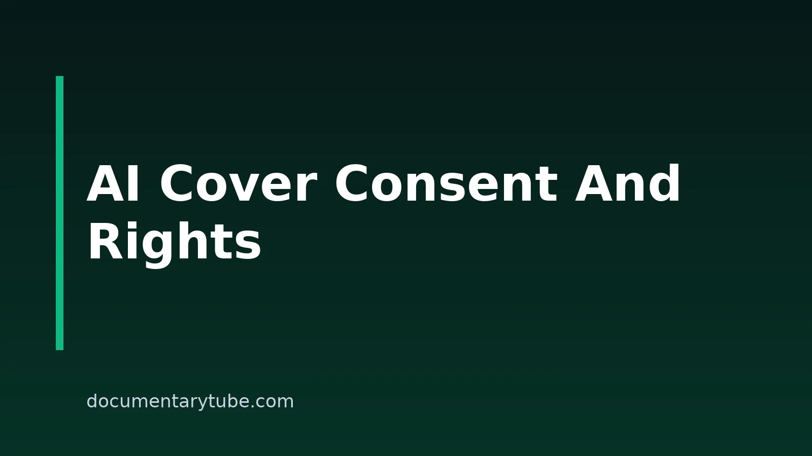 AI Cover Song Ethics: Consent, Rights, And Creator Checks