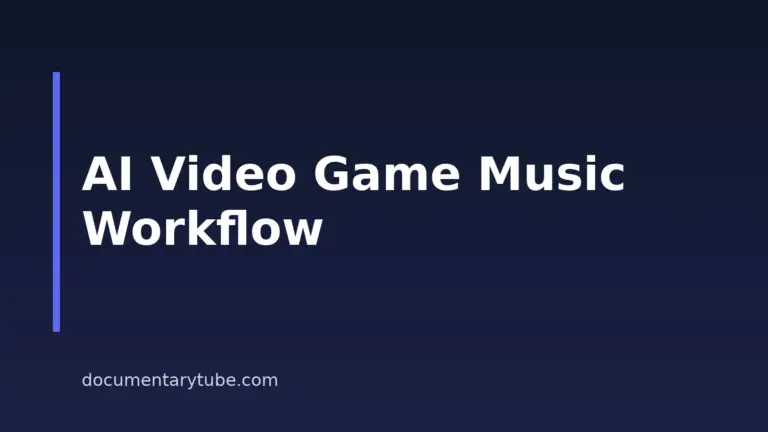 How To Make Video Game Music With AI: A Practical Workflow
