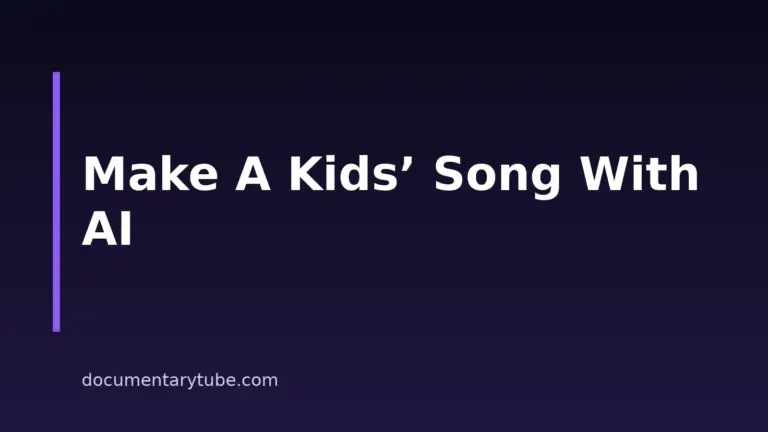 How to Make Songs for Kids With AI: A Step-by-Step Workflow