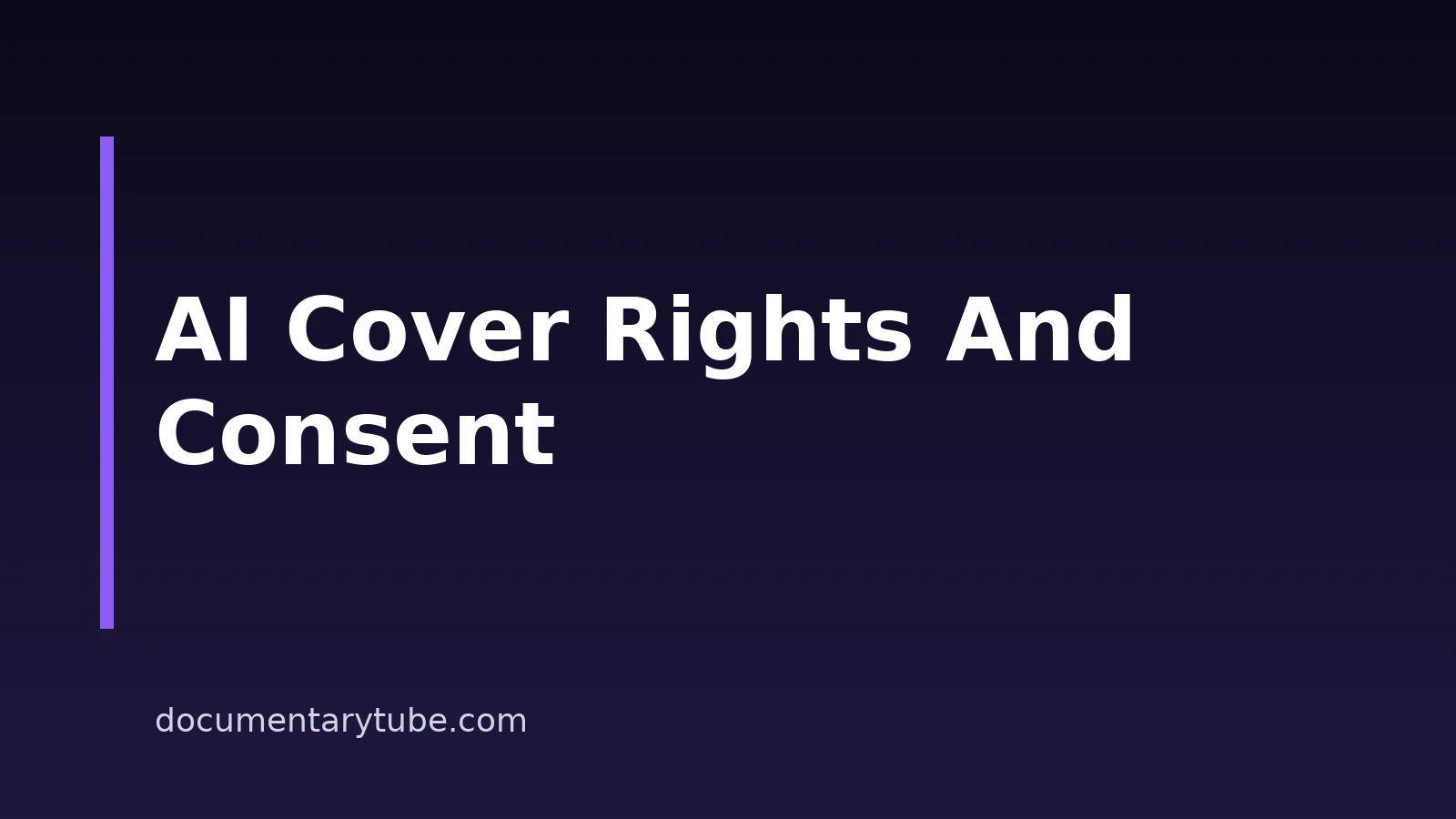 AI Song Cover Generator Alternatives: Rights And Consent In 2026