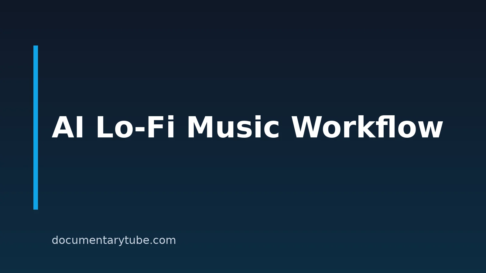 How to Generate Lo-Fi Music With AI for Documentary Videos