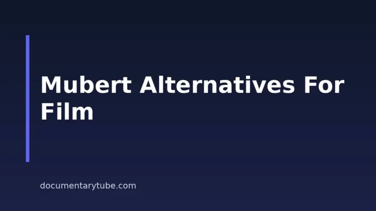 Mubert Alternatives For Documentary Creators In 2026